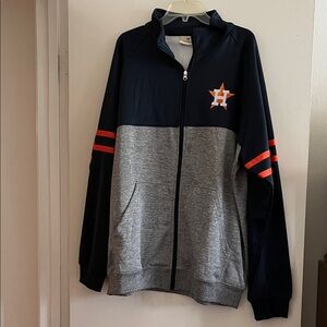 Fanatics Navy and Gray Full-Zip Jacket